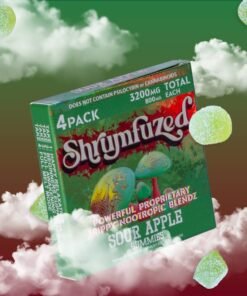 Shrumfuzed 4pk Gummies (3200mg) Sour Apple